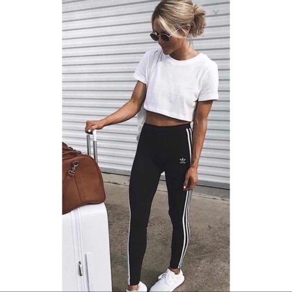 Adidas ORIGINAL SEXY 3-Stripe Fitted Leggings - Picture 7 of 9